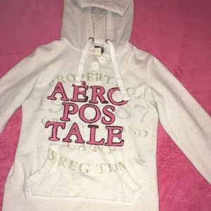 Tan and pink Aeropostale hoodie🌸